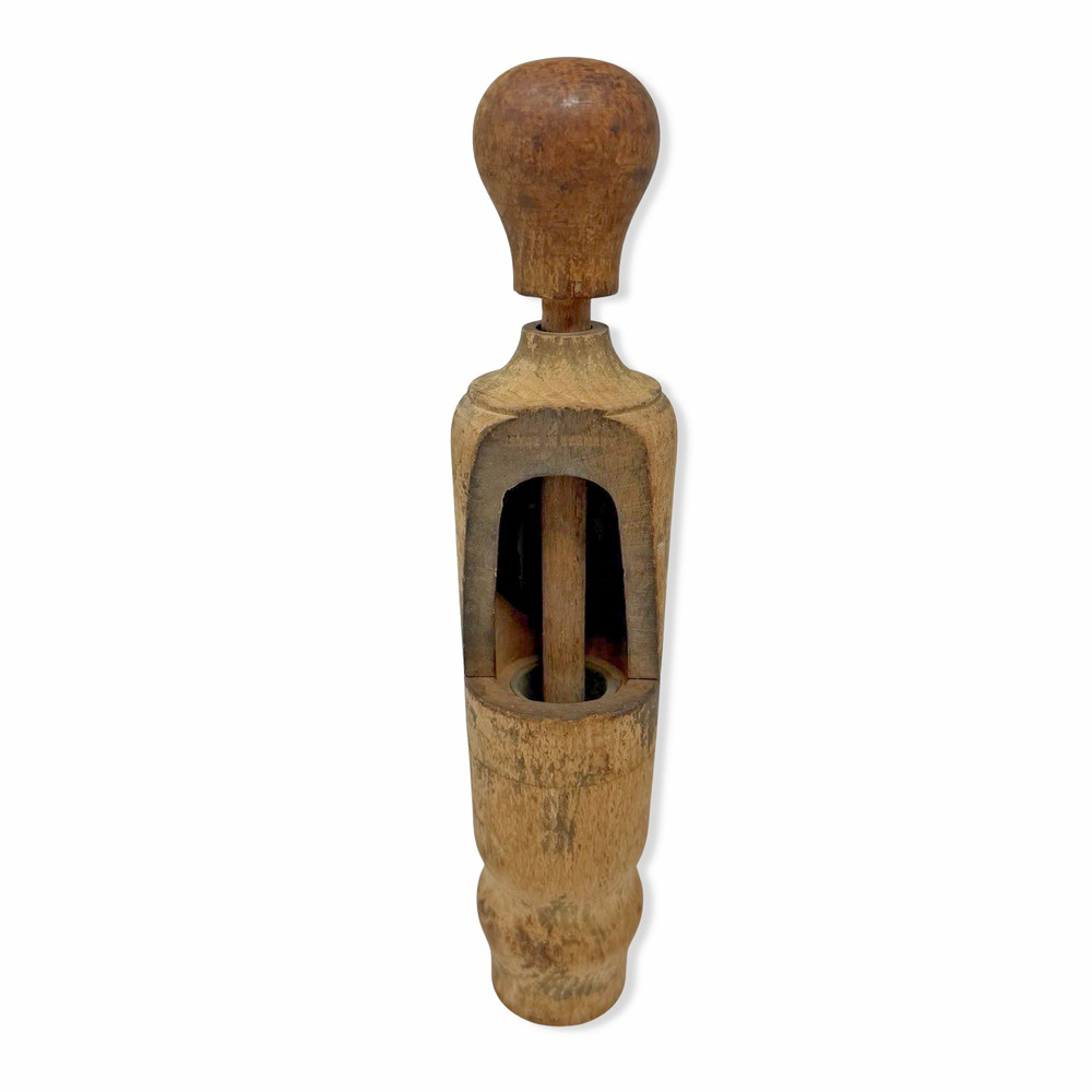 Antique Wooden Wine Bottle Corker Press Primitive Tool Made in Germany